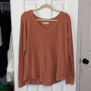 Hollister burnt blush sweater! good condition